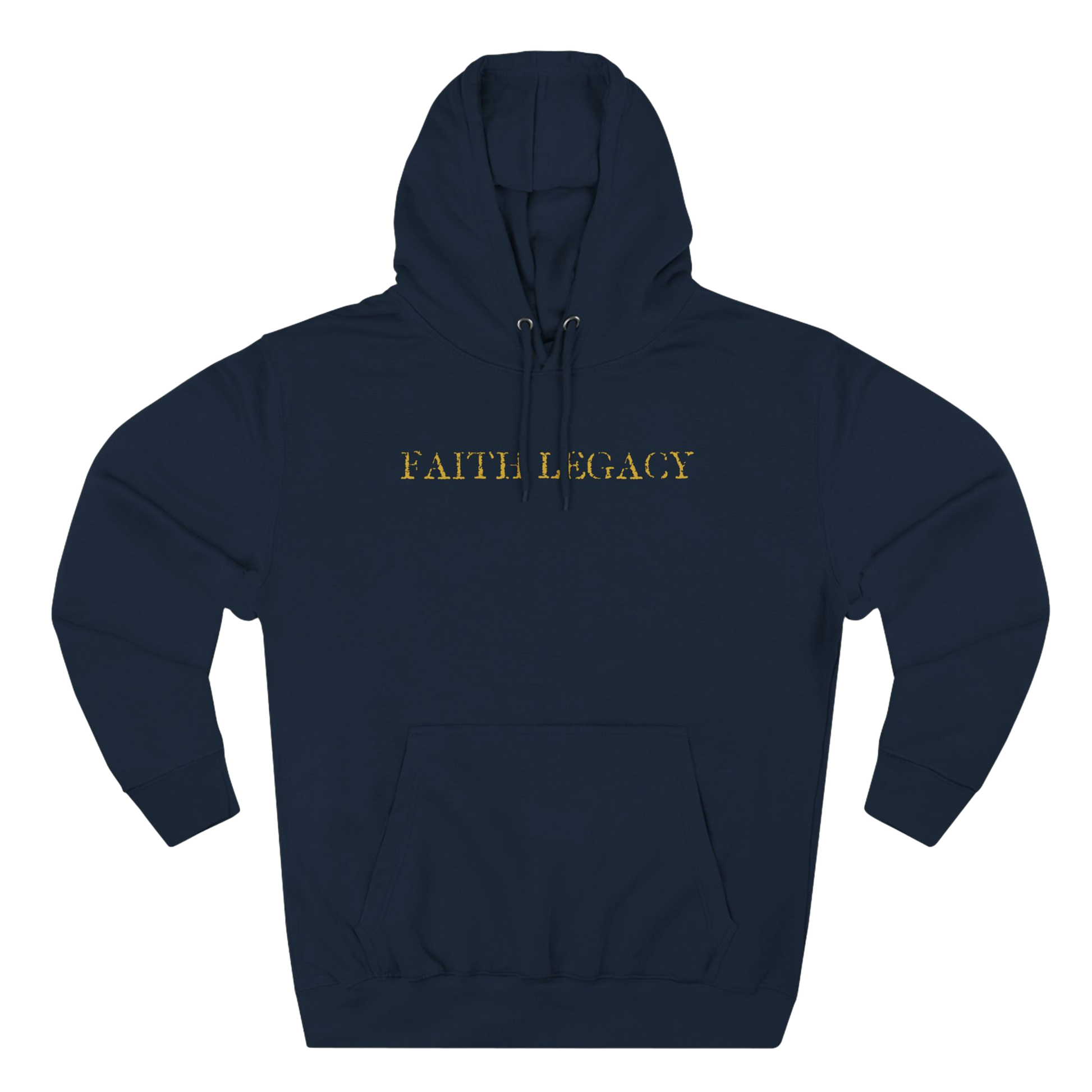 BoundlessFaith - To Live is Christ, To Die is Gain - Christian Apparel Hoodie BLUE - TRUE Apparel of God