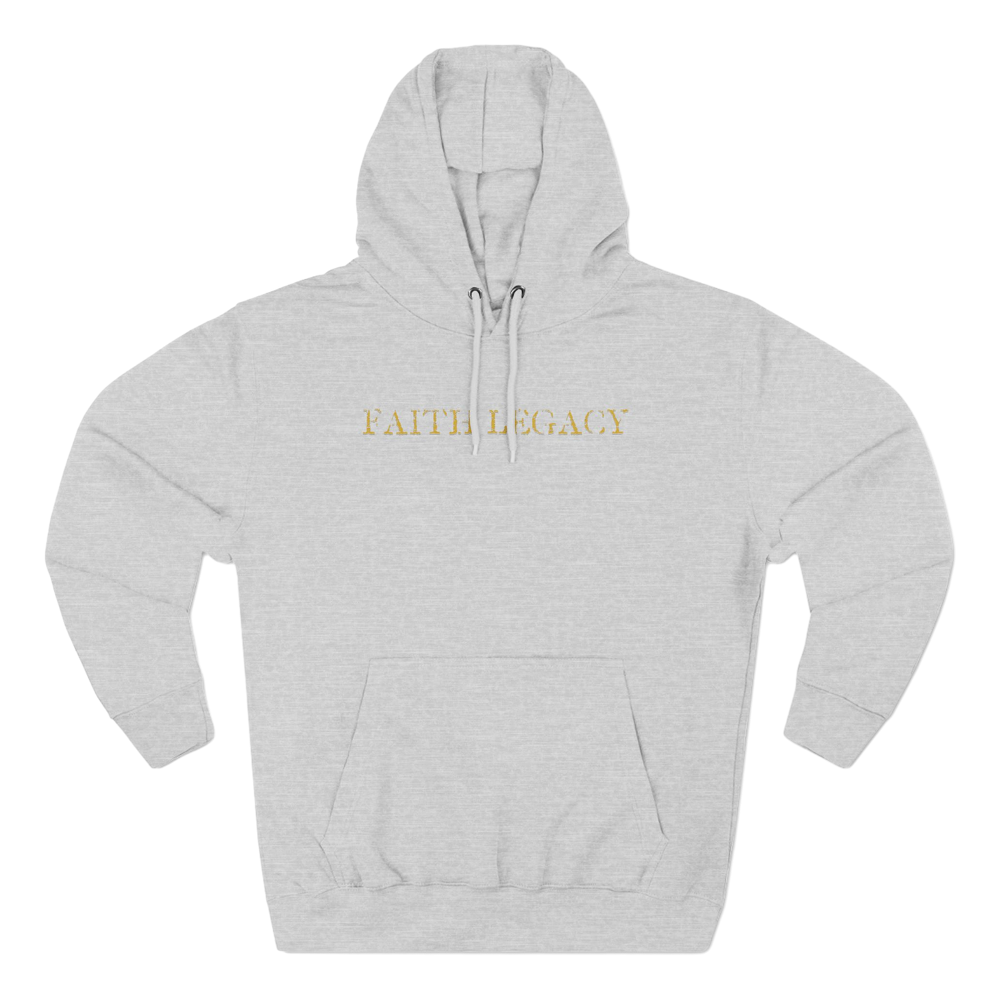 BoundlessFaith - To Live is Christ, To Die is Gain - Christian Apparel Hoodie LIGHT GREY - TRUE Apparel of God