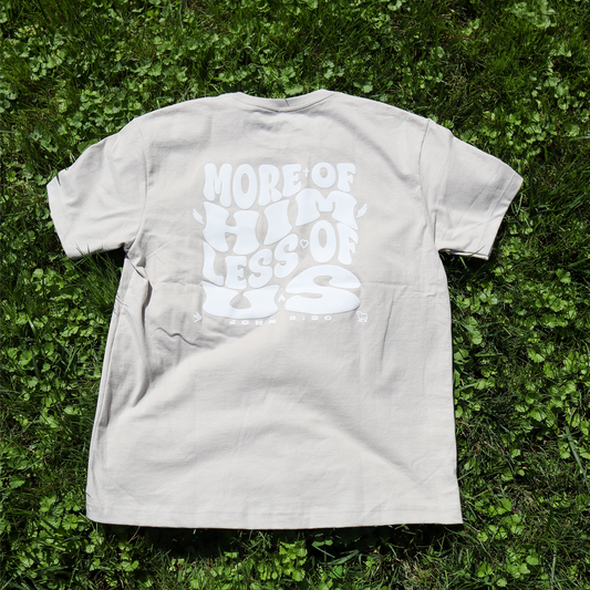 MORE OF HIM, LESS OF US - THE ELECT 3D PUFF HEAVY BAGGY TEE